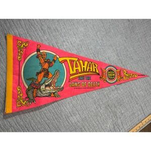 Vintage Ringling Brothers Barnum & Bailey Circus Banner 1988 Tahoe Jaws of Death